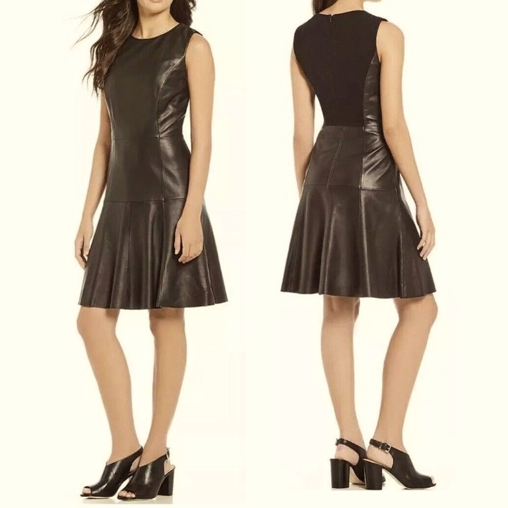 Antonio Melani, Genuine Real Leather Dress, Size 0